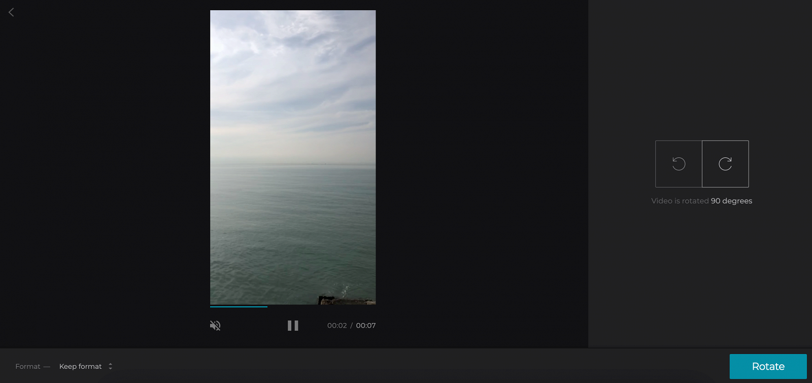 How to Rotate a MOV File Online — Clideo