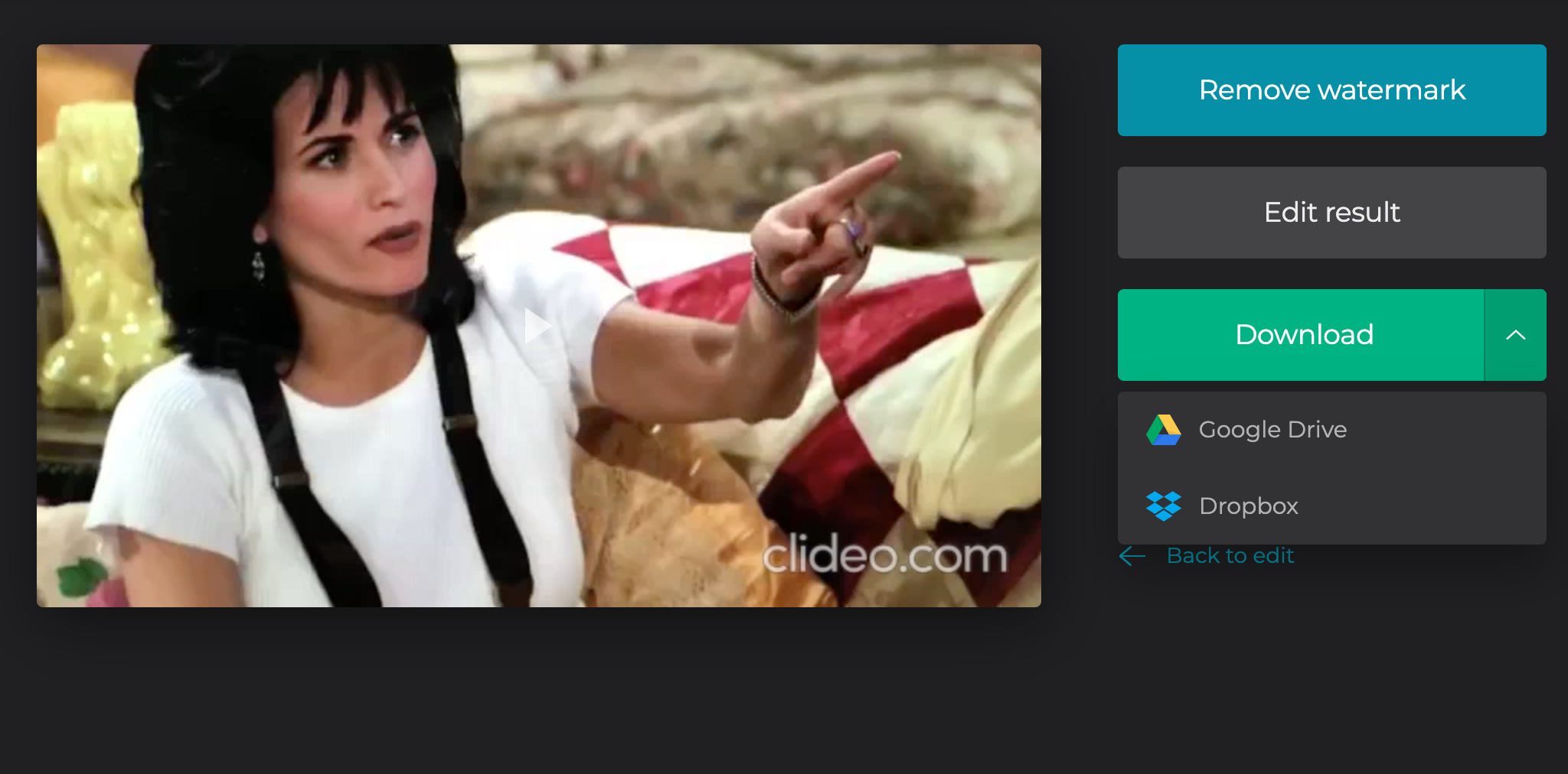 Download the video to iPhone Save the cropped video to your iPhone