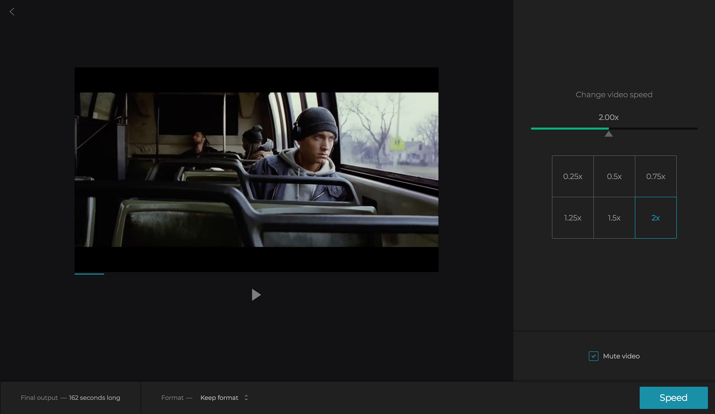 How to make a fast motion clip Adjust the speed to create fast motion effect