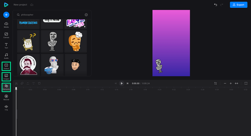 Adjust background for text video