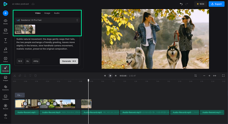 Animate a still image Turn an image into video with AI