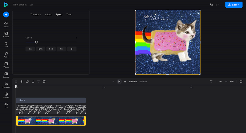 Change speed for cropped GIF