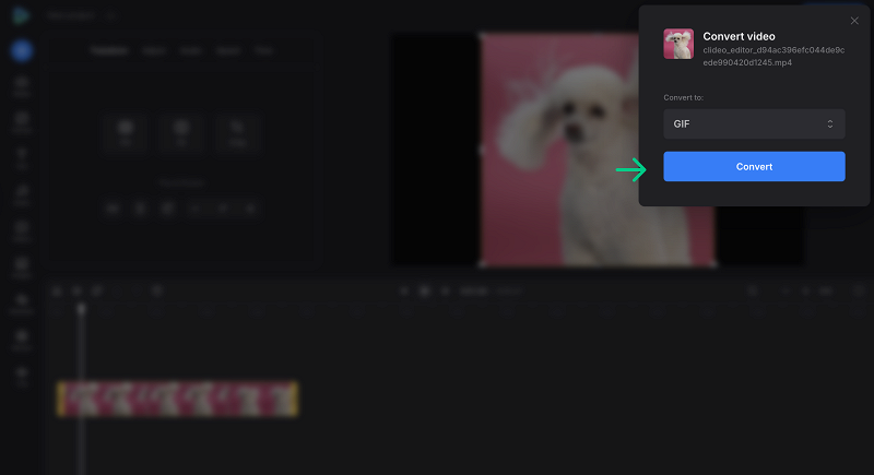 Turn video into GIF Convert video to GIF