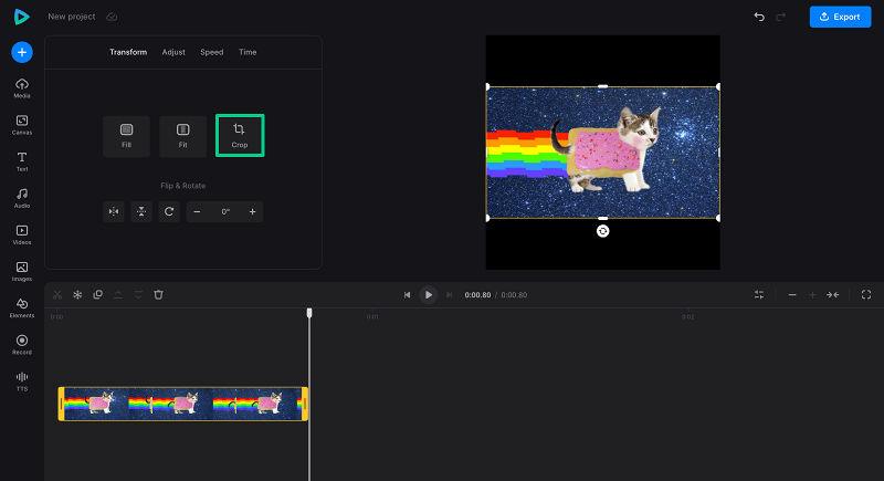 Crop GIF online