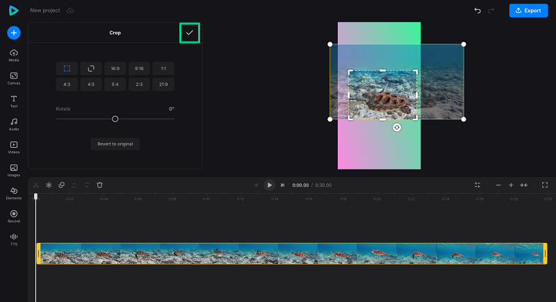 Crop video 1