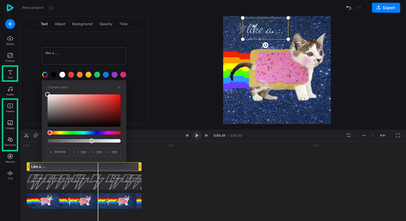 Customize cropped GIF