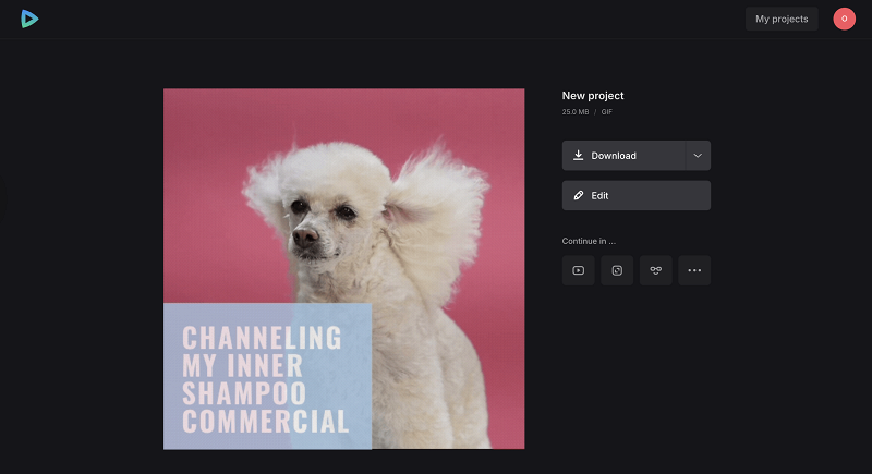 Save GIF file Download file from GIF maker
