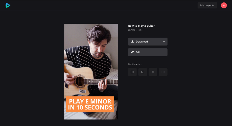 Download user generated video