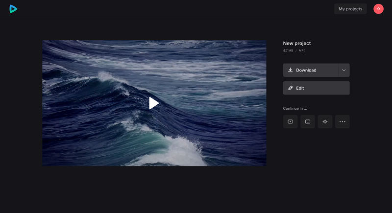 Download video with voice recording