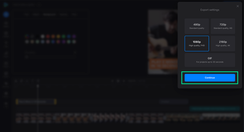Export user generated video