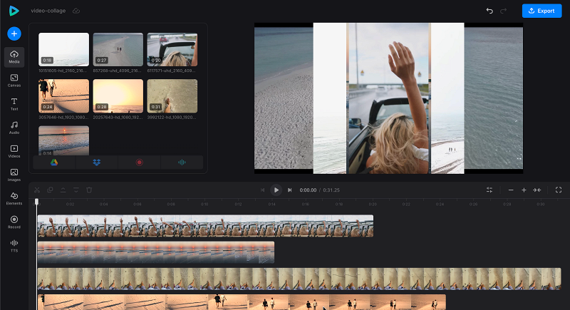 Files to make video collage