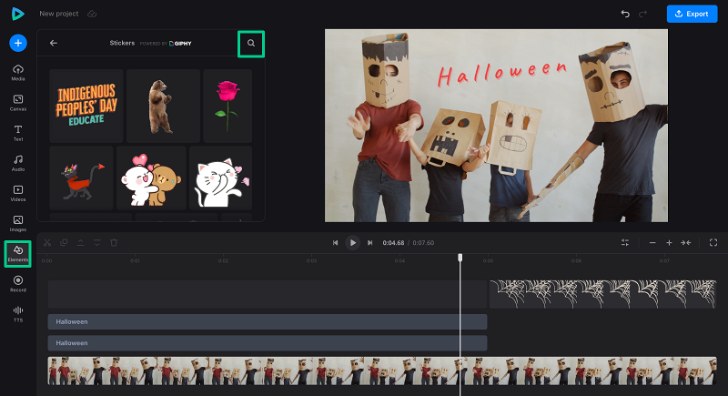 Find Halloween sticker
