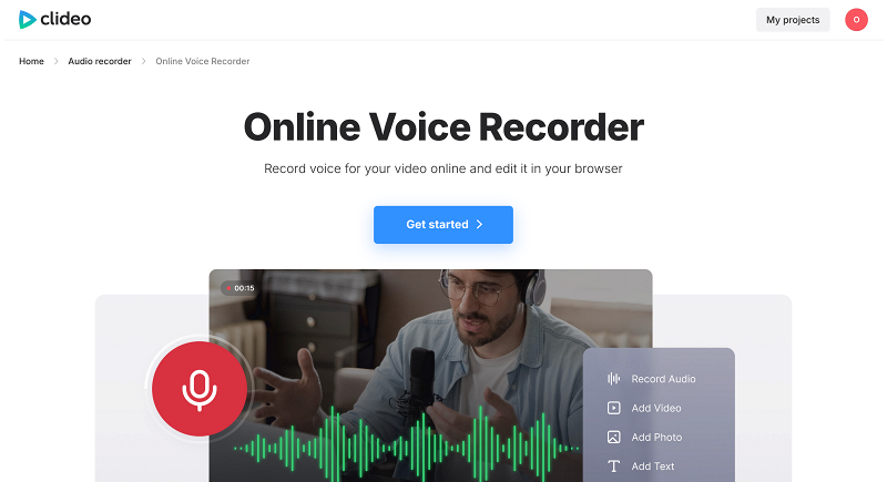 Online voice recorder