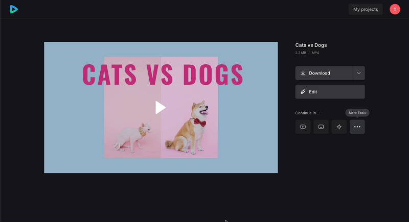 Download side-by-side video Save side-by-side video