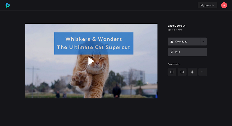 Download supercut Save video supercut