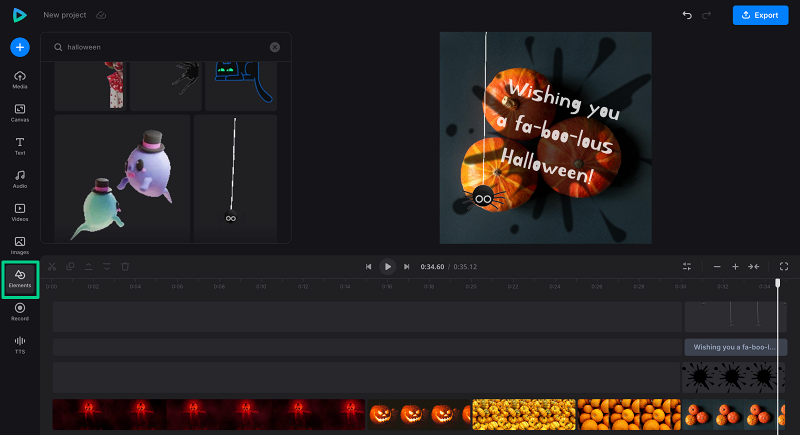 Stickers in Halloween GIF
