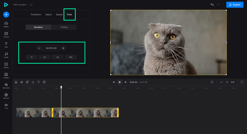 Trim MP4 video using timing