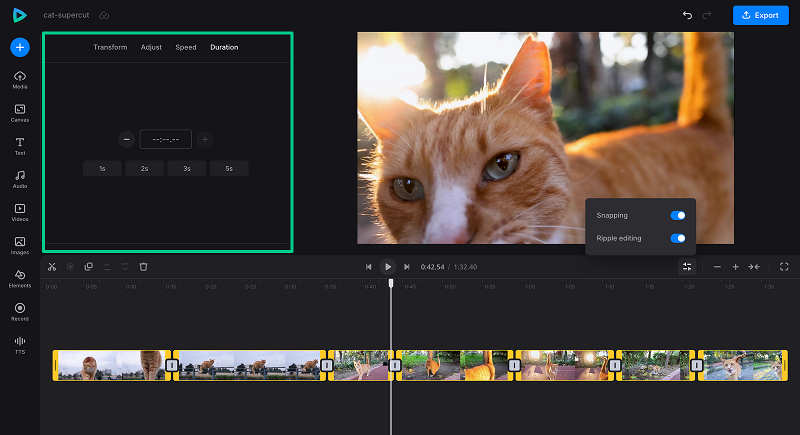 Trim supercut videos Trim videos in supercut