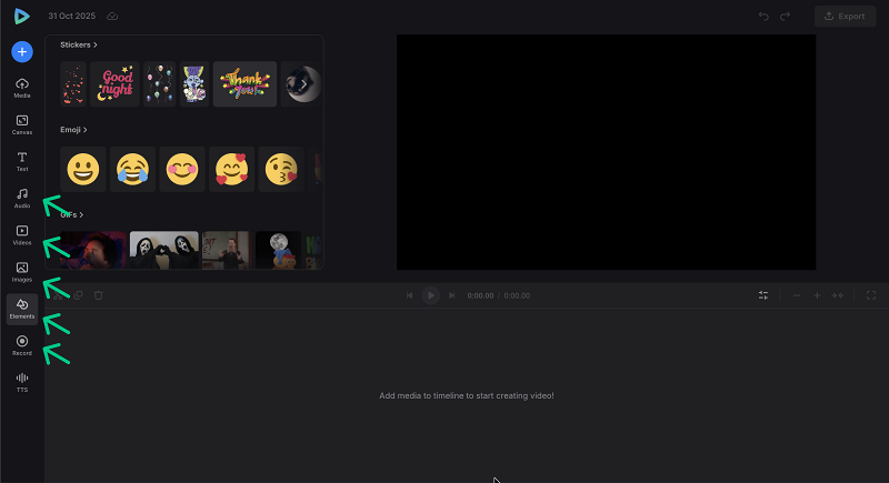 Use stock assets to make a Halloween challenge video