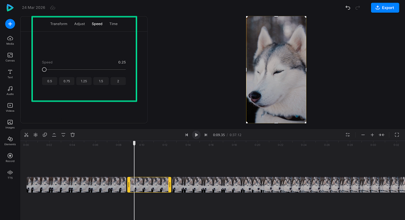 Clideo online video editor
