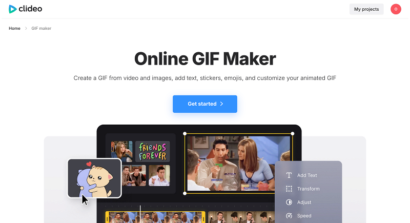 Make GIF from video Video to GIF maker