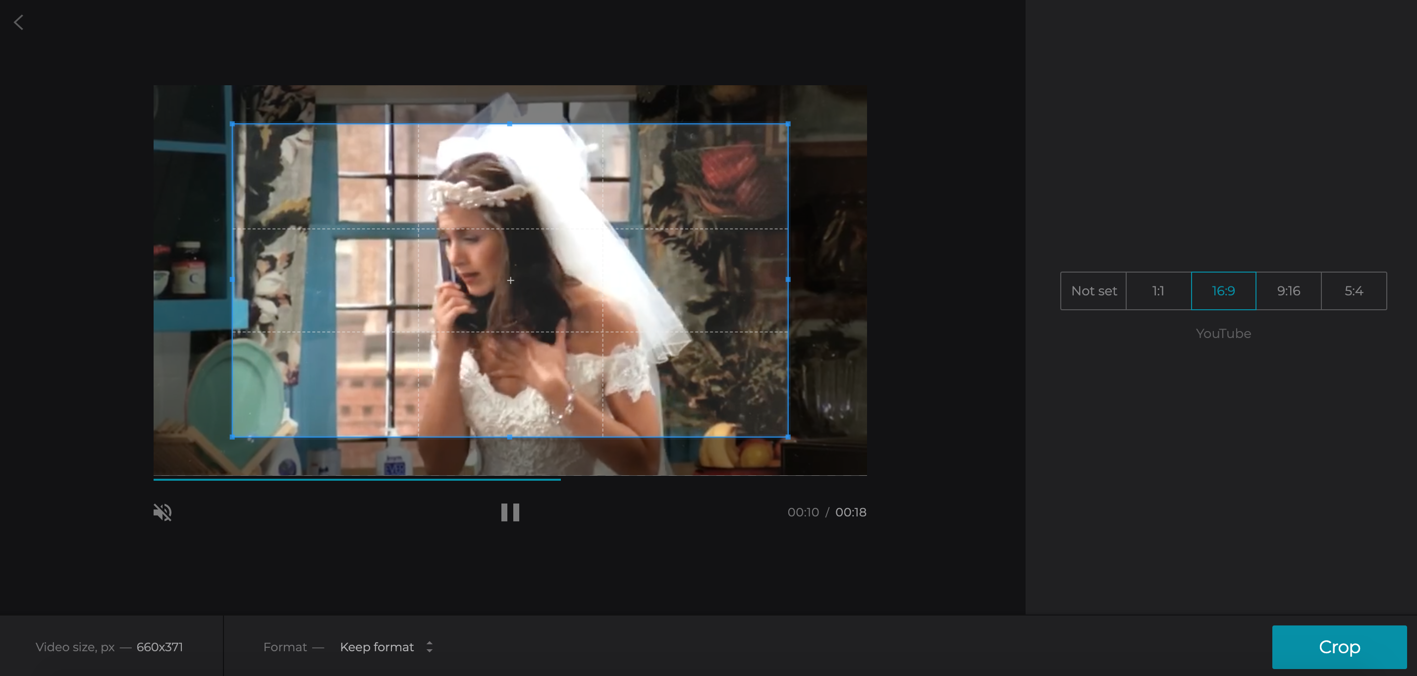 How to crop iPhone video Crop the iPhone video by choosing the necessary size preset