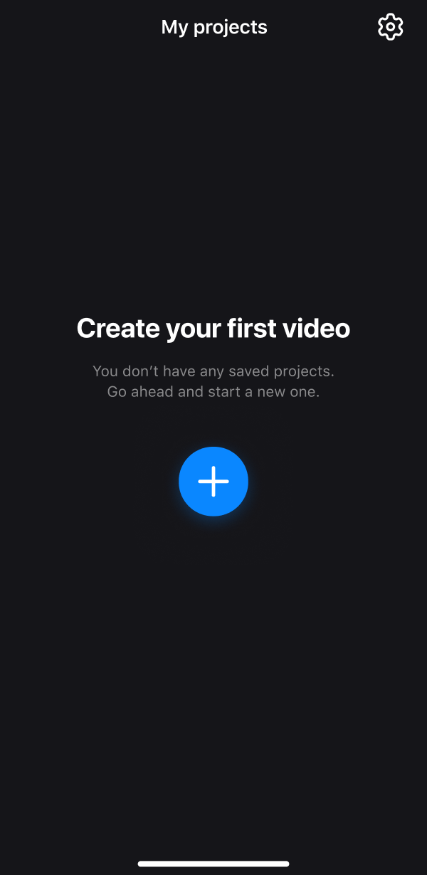 Add clip to app to add music to video