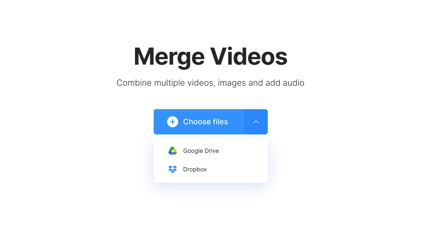 Add a video to convert MP3 to MP4