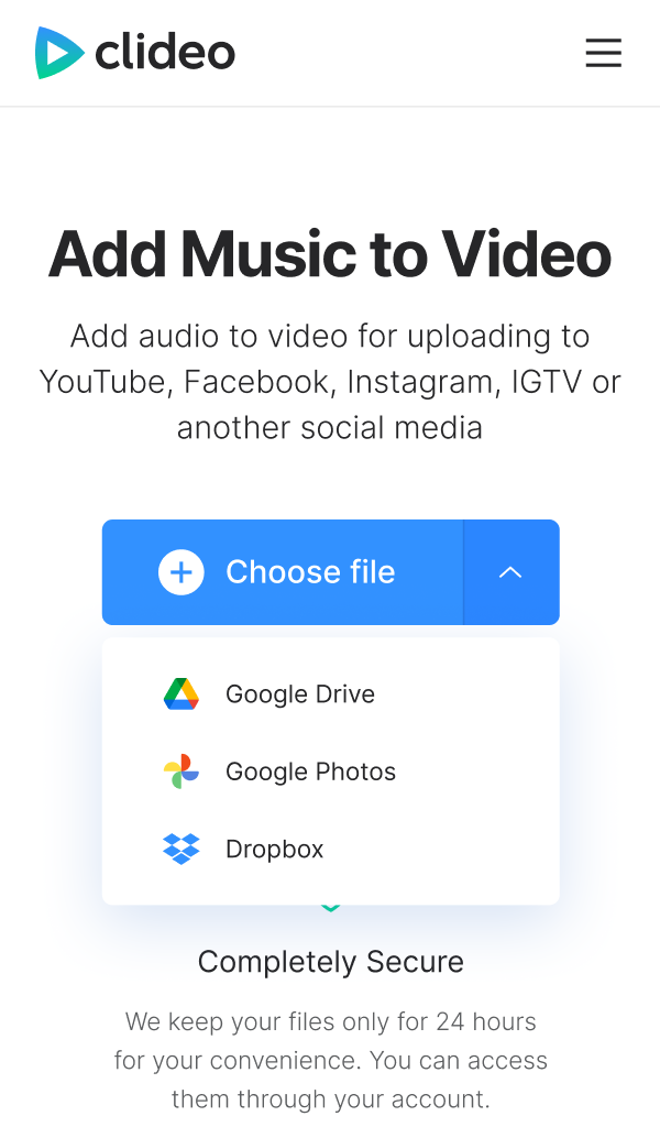 Add music to video on iPhone online