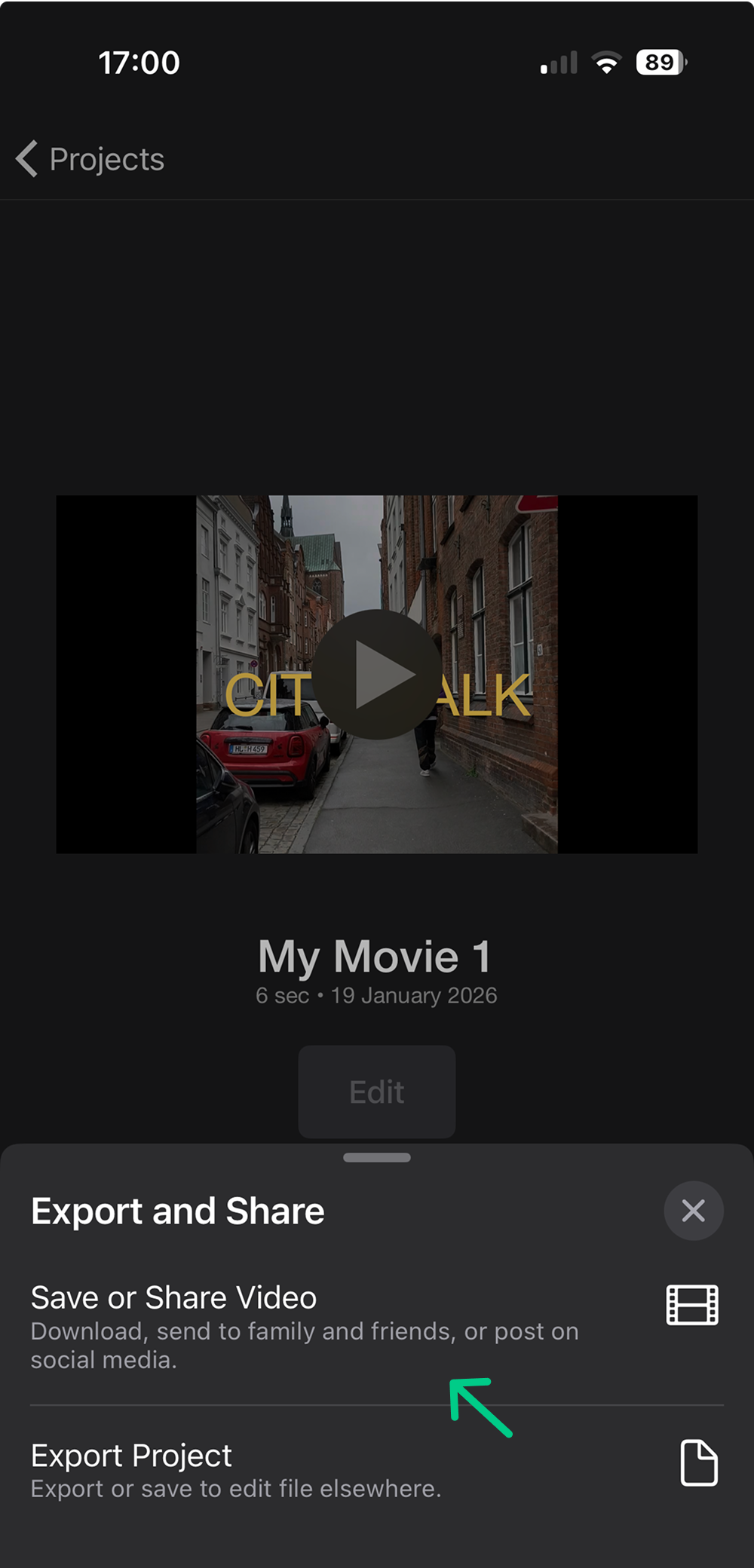 Add subtitles in iMovie step 6 Add subtitles in iMovie step 6
