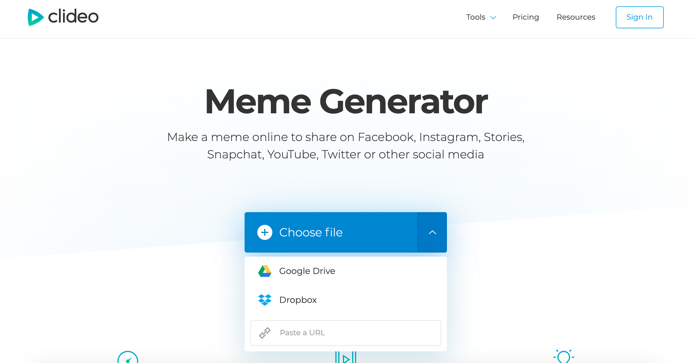 How to Make a Video Meme from YouTube — Clideo
