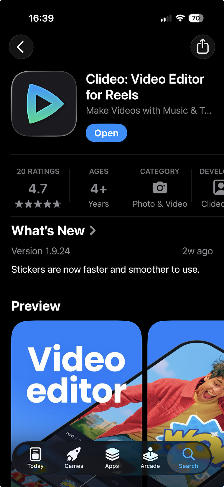 Clideo Video Editor app