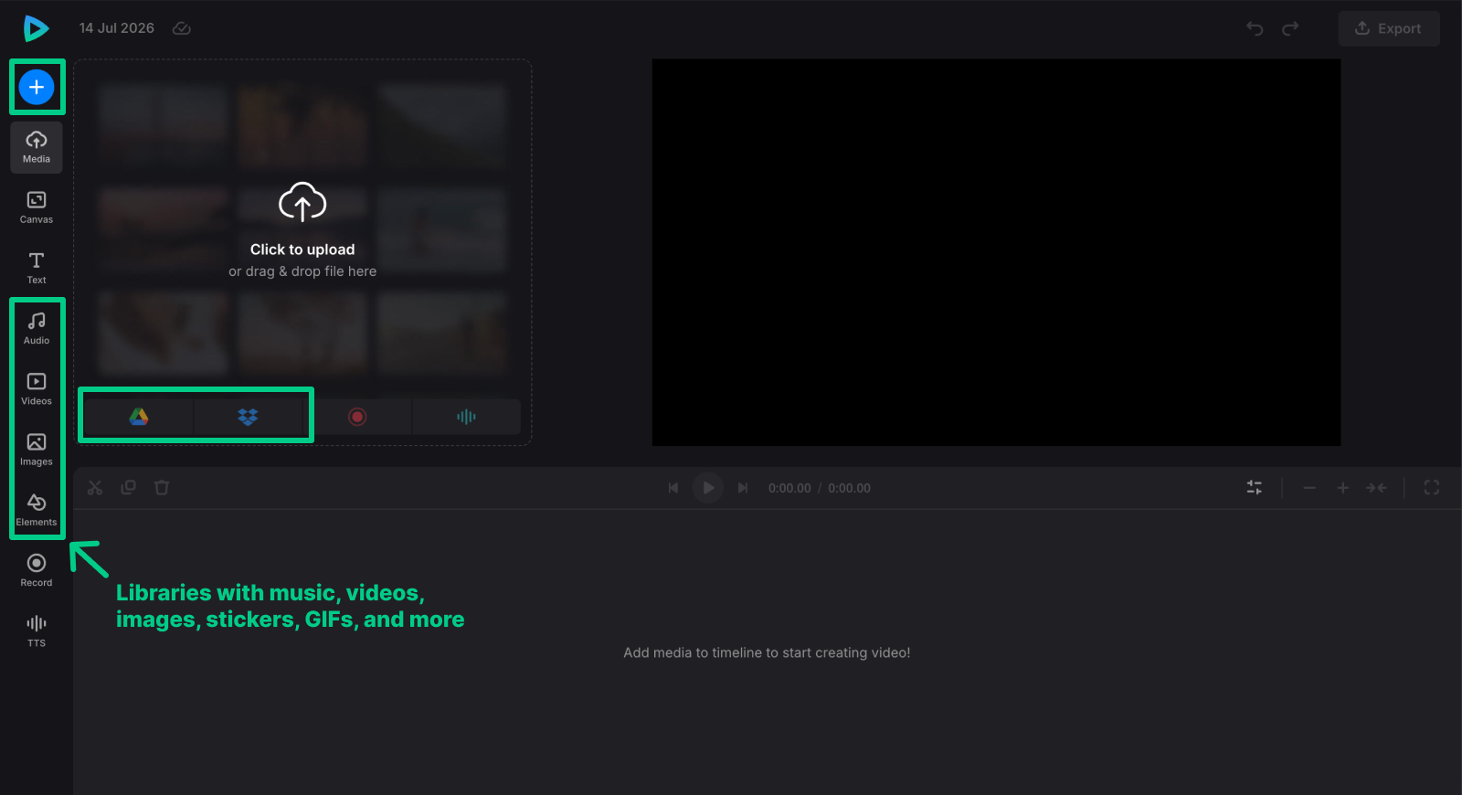 Create user generated video