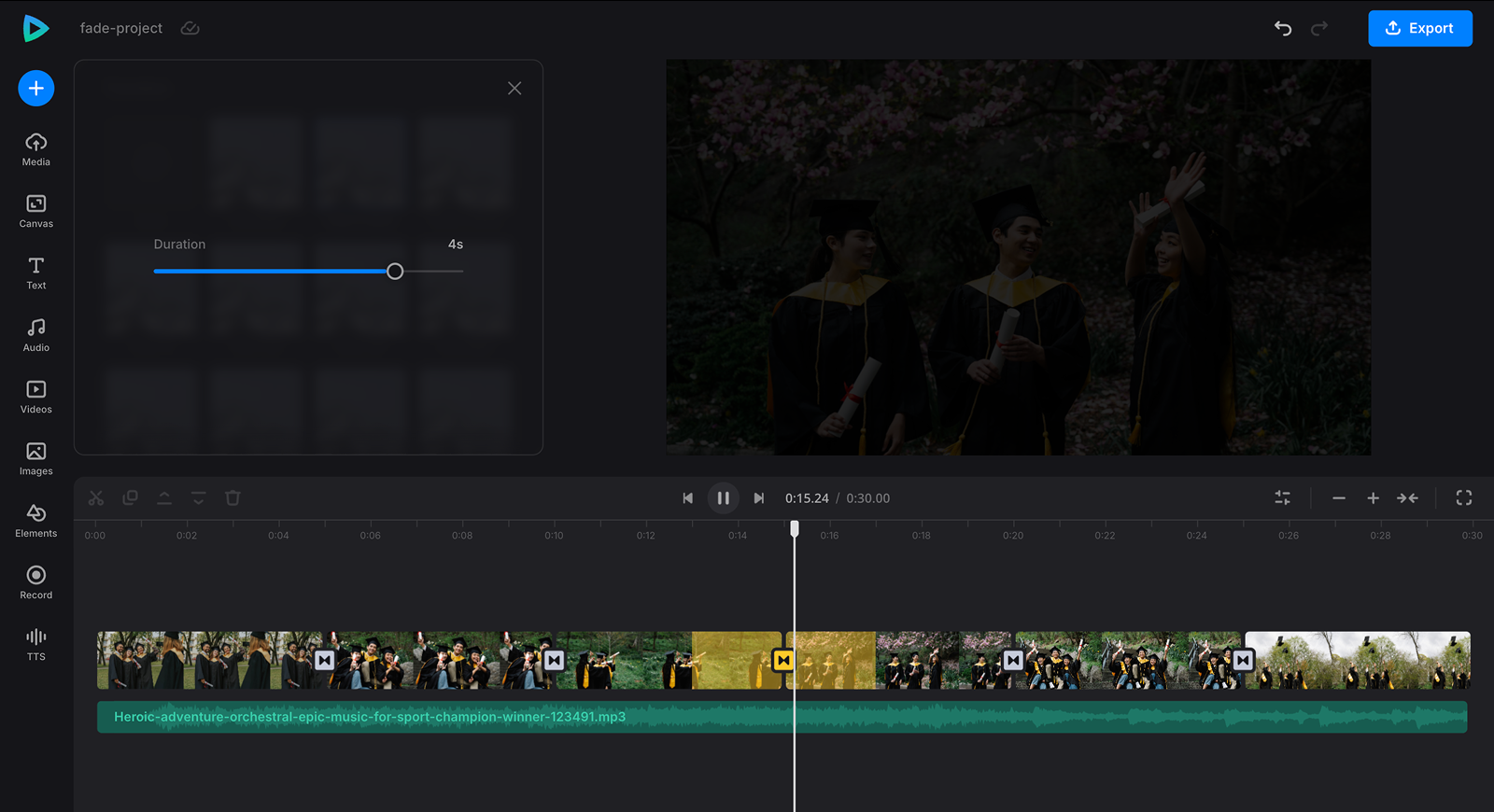 How to Create Video Fade Effect — Clideo