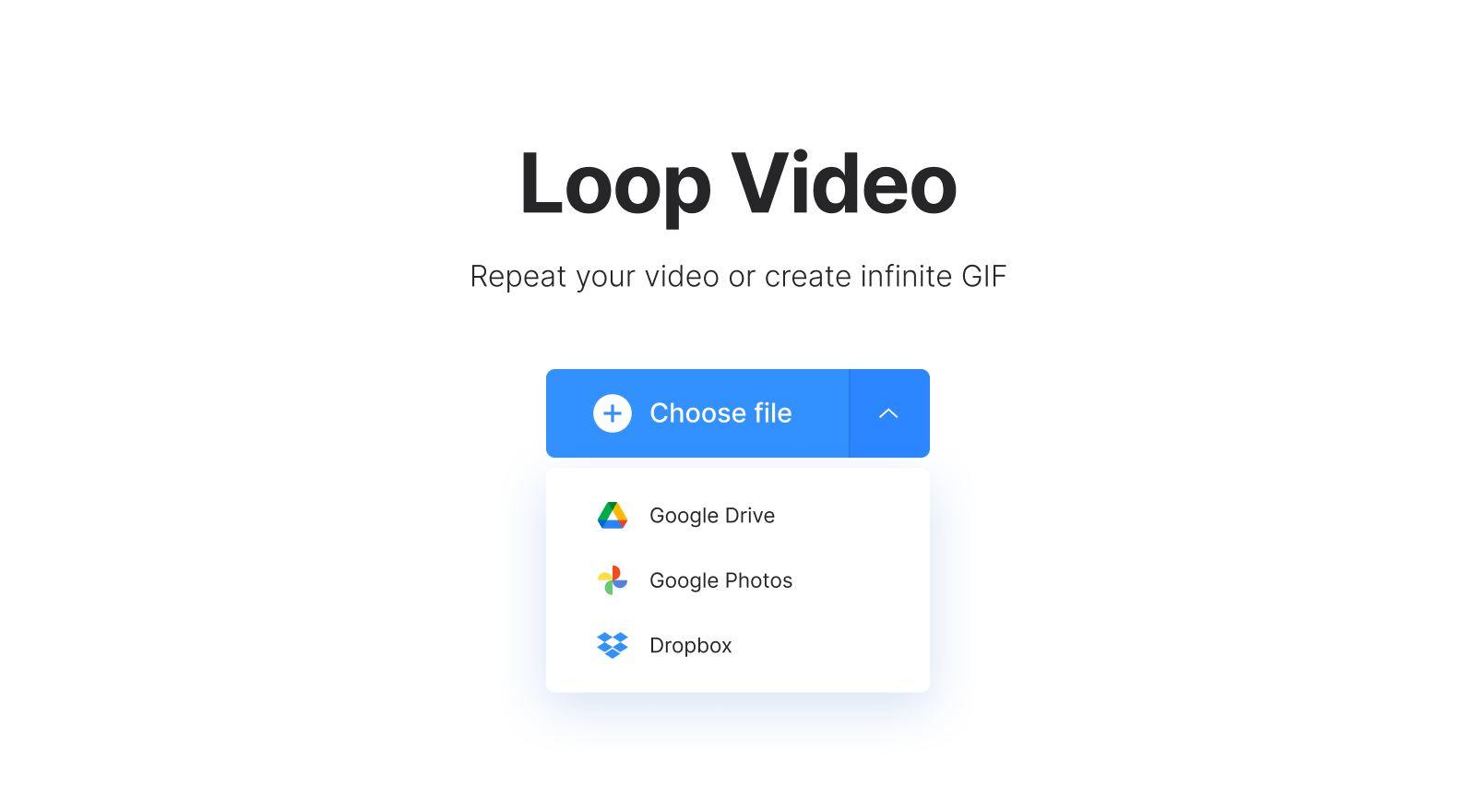 Looper to create GIF from video