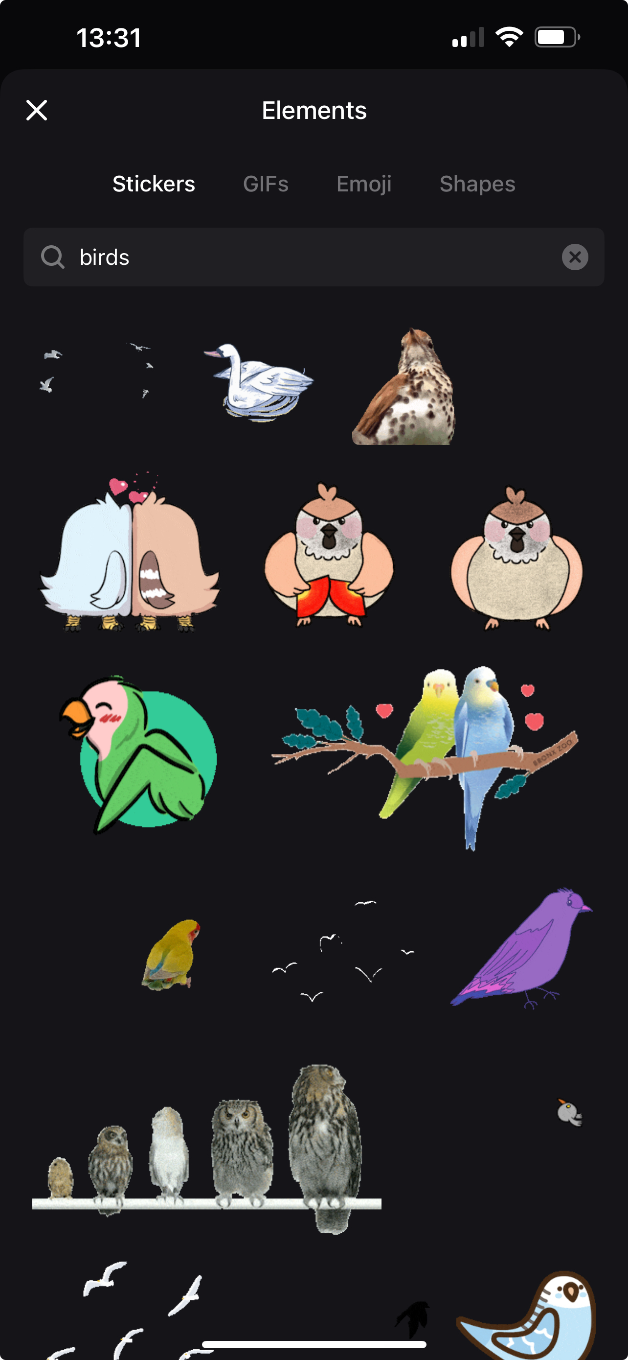 Media libraries fin Clideo app Media libraries for merged videos Clideo