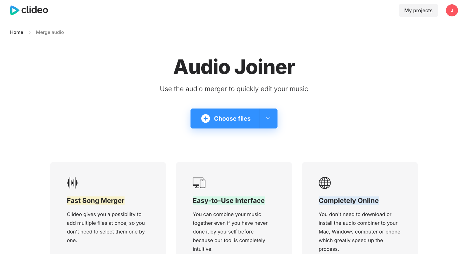 Merge FLAC files in audio joiner
