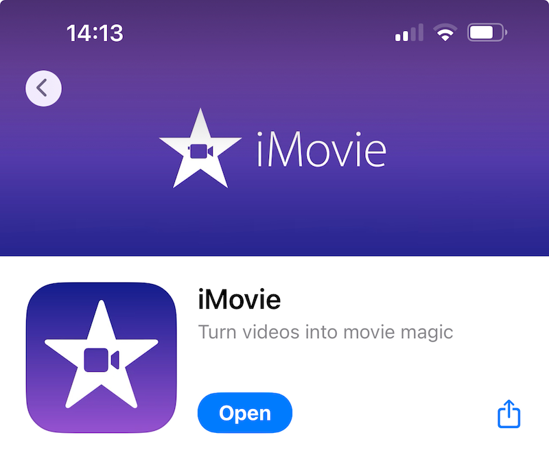 iMovie app on iPhone Merge two videos on iPhone iMovie
