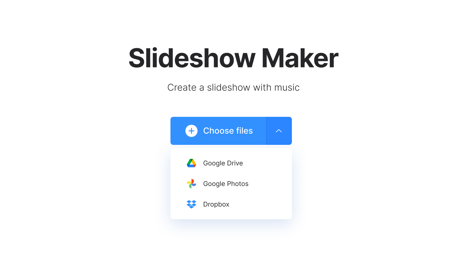 Photo video slideshow maker