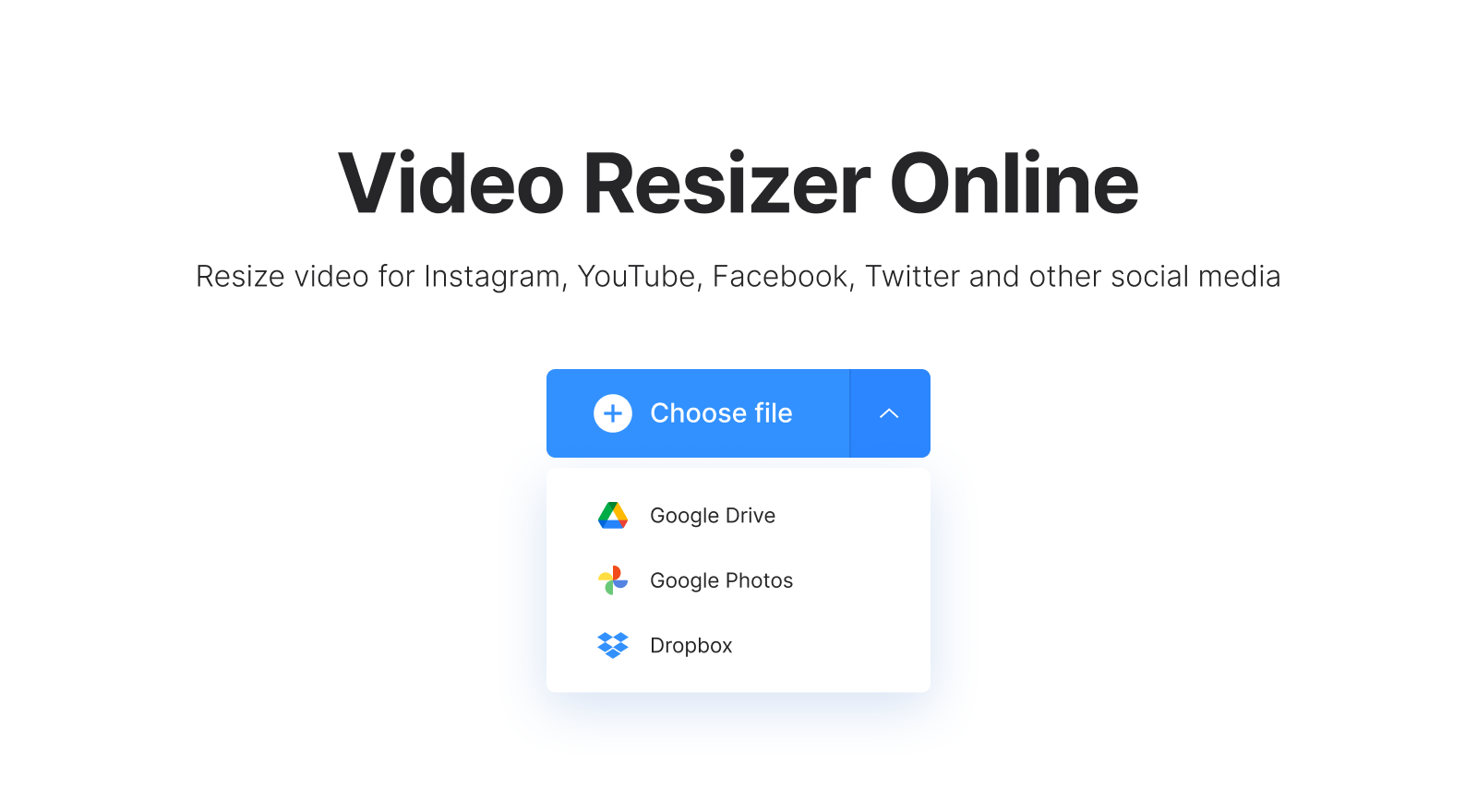 Resizer to change video aspect ratio