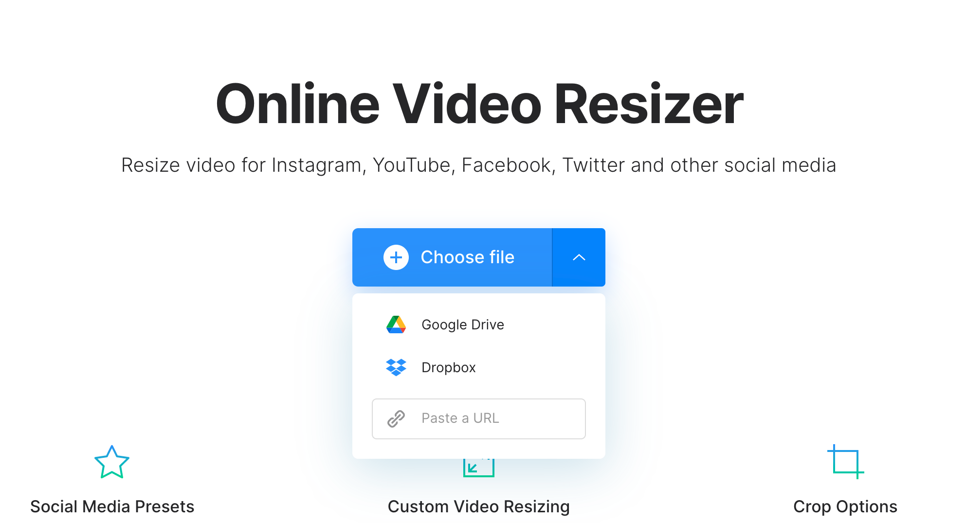 Add video to change YouTube format Upload video to change YouTube format